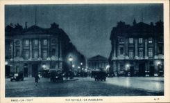 Paris CPA Royal Street the Madeleine