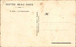 Paris CPA Opera the large staircase