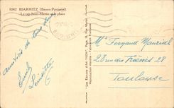 Biarritz CPA Le CAp sAint Martin et le phare ( lighthouse )