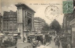 Paris - 10 - Gate Saint Denis - Boulevard - CPA