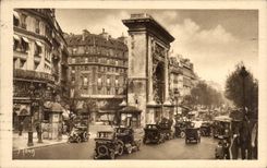 Paris - 10 - Gate Saint Denis - Mona - CPA