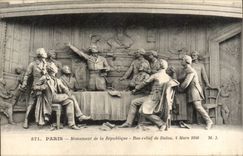 Paris - 10 - Monument of the Republic - Low Relief - CPA