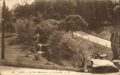 Paris - 14 - Montsouris Park - the Cascade - CPA