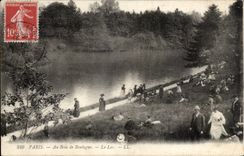 Paris - 16 - Bois de Boulogne - the Lake - CPA