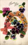 Celebrates - Good Festival - Flowers - Thought - Horse has Fer - horse shoe CPA