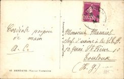 CPA Hendaye Seen on Fontarabie