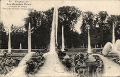 CPA Versailles large water the basin of the Dragon