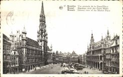 CPA Brussels View of large places