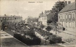 CPA Vierzon the public garden