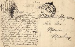 CPA Montpellier L'Arc de TRiomphe Eglise Ste Anne