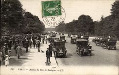Paris CPA Avenue du Bois de Boulogne