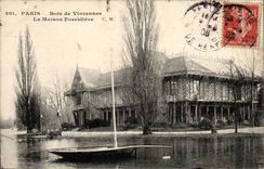 Paris CPA Wood of Vincennes the house forestiere