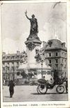 Paris CPA Places Republic