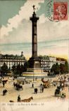 Paris CPA the place of the Bastille