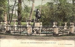 CPA Palate of Fontainebleau Gallery Fountain of Diane