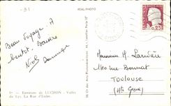 MODERN CARD Surroundings of Luchon Valley of the Lily the street of hell