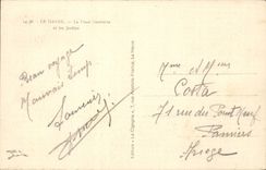 CPA Le Havre the Gambetta place and gardens