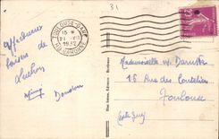 CPA Luchon View from above and valley of Luchon taken of the Soulan Mall