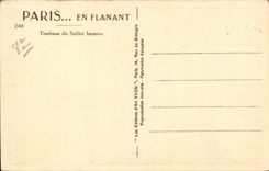 Paris CPA Tomb of the unknown soldier