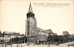 Paris CPA Church Saint Germain of Near