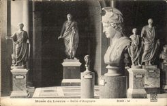 Paris CPA Musee du Louvre Salle d'Auguste