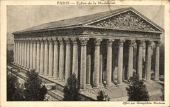 Paris CPA Church of the madeleine