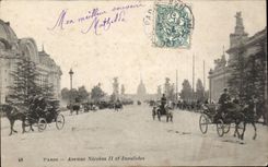 Paris CPA Which occurred Nicolas II and Invalides