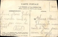 CPA Munder der Rhône-Ruinen des Schlosses vom Arles strahlt auf der Rhône das Camargue