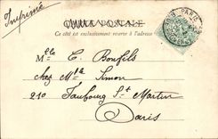 CPA Fantaisie Boucher Le nid Musee du Louvre Paris 