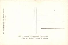 CPA the Louvre Paris Asian Antiquities Plank of the archers palate of Darius