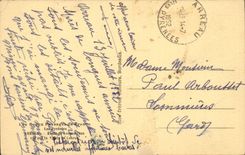 Arreau CPA Strasse von Lannemezan gesehen auf das Tal von Louron