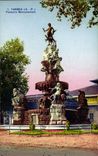 CPA Tarbes monumental Fountain