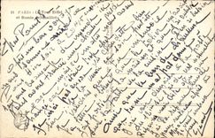 MODERN CARD Eiffel Tower and the basin of Chaillot