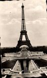 MODERN CARD Eiffel Tower seen of the palate of Chaillot
