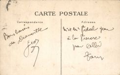 Deauville CPA the flowered beach the casino