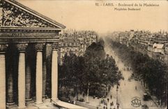 Paris CPA Boulevard of the madeleine