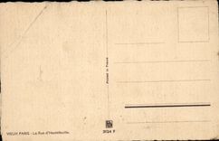 Paris CPA La rue d'Hautefeuille