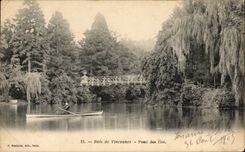 Paris CPA Wood of Vincennes Bridge of the islands