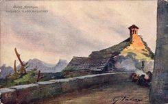 CPA Etude artistique Ungiasca Lago Maggiore