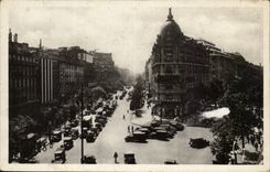 CPM Paris Boulevard des italiens et boulevard Hausmann