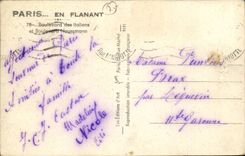 CPM Paris Boulevard des italiens et boulevard Hausmann