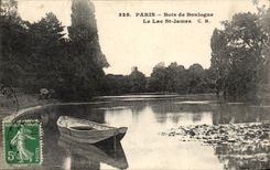 CPA Paris Bois de Boulogne Le lac St James