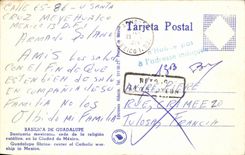 MODERN CARD Mexico City Mexico Basilica D eGuadalupe