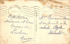 MODERN CARD Luchon the municipal casino Entering