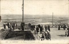 CPA Treport die Terrasse und das Martyrium