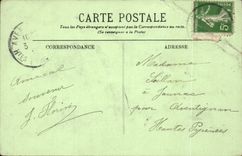 CPA Treport die Terrasse und das Martyrium