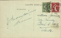 CPA Saint Bertrand de Comminges Entree of the stalls dimensions right and tree of Jessse