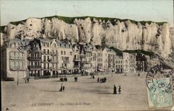 CPA Treport Landhauser des Strandes