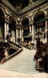 Paris CPA L'escalier de l'Opera
