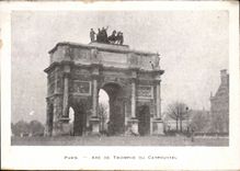 Paris CPA Arc de triomphe du CArrousel
